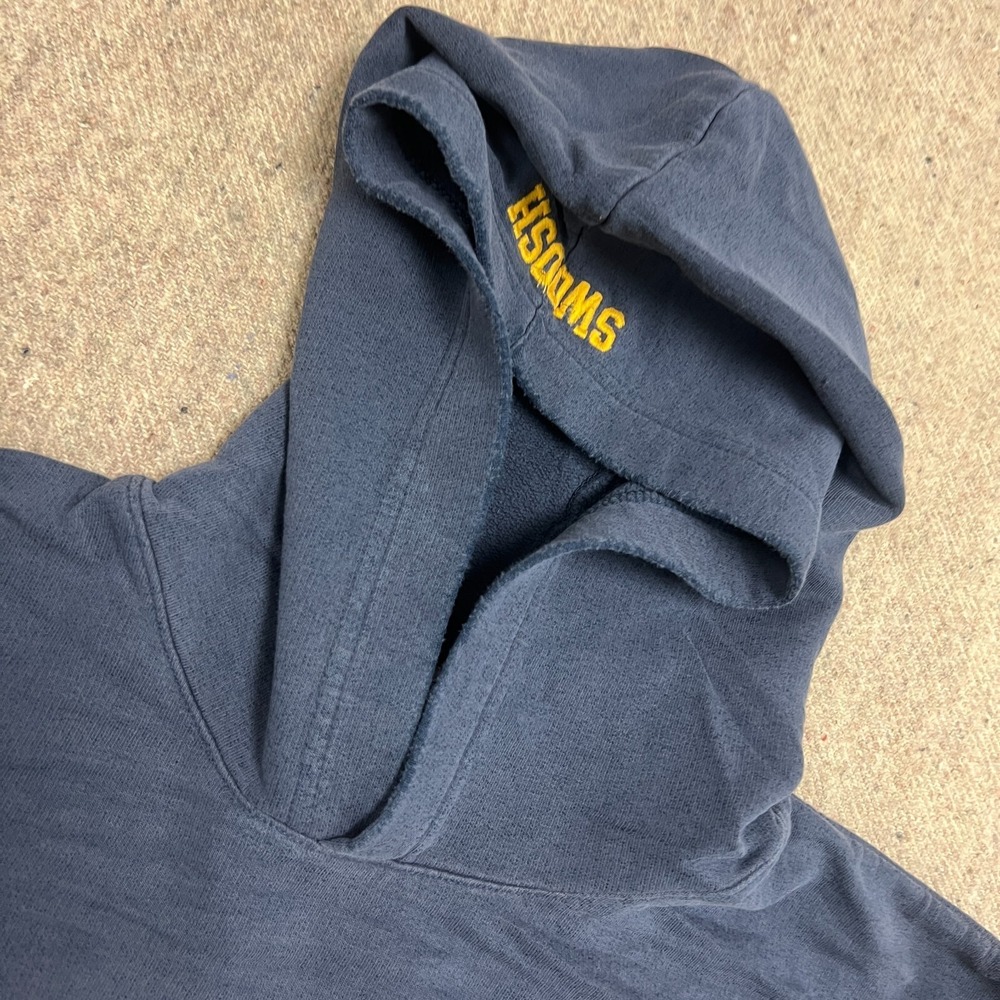 Vintage Nike Hoodie Mens Large Blue 2000s Y2K Distressed - Picture 6 of 10